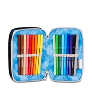SEVEN PLUMPY LINE BOY Trousse &agrave; crayons avec kit scolaire Noir - &Eacute;tuis et Accessoires - 3