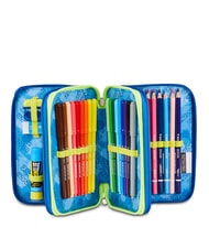 SEVEN ELECTRICVIBE BOY Trousse &agrave; crayons avec kit scolaire Bluedeep - &Eacute;tuis et Accessoires - 2