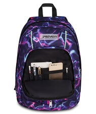 SEVEN ELECTRICVIBE GIRL Sac &agrave; dos trolley 3 en 1 MOOD INDIGO - Sacs &agrave; dos &agrave; roulettes - 6