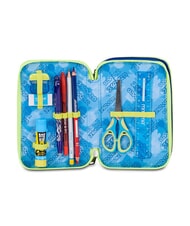 SEVEN BLU FUSION Trousse &agrave; crayons avec kit scolaire Fluo turquoise - &Eacute;tuis et Accessoires - 3