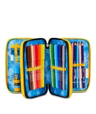 SEVEN GOLDEN PAINT Trousse &agrave; crayons avec kit scolaire steelgray - &Eacute;tuis et Accessoires - 2