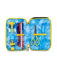 SEVEN GOLDEN PAINT Trousse &agrave; crayons avec kit scolaire steelgray - &Eacute;tuis et Accessoires - 3
