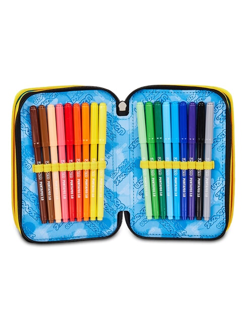 GOLDEN PAINT Trousse &agrave; crayons avec kit scolaire steelgray - &Eacute;tuis et Accessoires