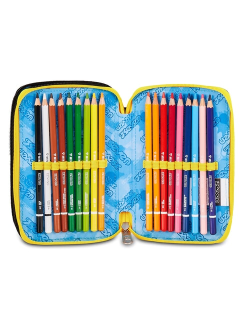 GOLDEN PAINT Trousse &agrave; crayons avec kit scolaire steelgray - &Eacute;tuis et Accessoires