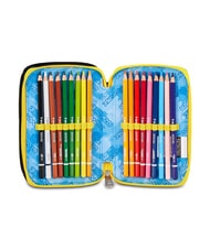 SEVEN GOLDEN PAINT Trousse &agrave; crayons avec kit scolaire steelgray - &Eacute;tuis et Accessoires - 5