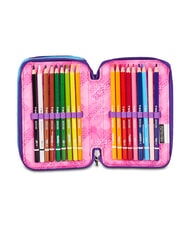 SEVEN PINK FUSION Trousse &agrave; crayons avec kit scolaire Rose - &Eacute;tuis et Accessoires - 5
