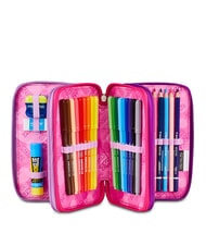 SEVEN BUZZY NOTE GIRL Trousse &agrave; crayons avec kit scolaire CYCLAMINE - &Eacute;tuis et Accessoires - 2