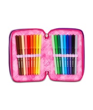 SEVEN BUZZY NOTE GIRL Trousse &agrave; crayons avec kit scolaire CYCLAMINE - &Eacute;tuis et Accessoires - 4