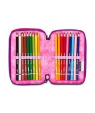 SEVEN BUZZY NOTE GIRL Trousse &agrave; crayons avec kit scolaire CYCLAMINE - &Eacute;tuis et Accessoires - 5