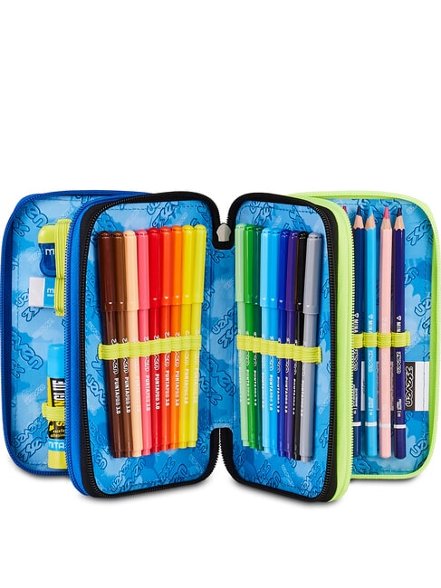BUZZY NOTE BOY Trousse &agrave; crayons avec kit scolaire Pineneedle - &Eacute;tuis et Accessoires