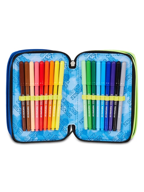 BUZZY NOTE BOY Trousse &agrave; crayons avec kit scolaire Pineneedle - &Eacute;tuis et Accessoires