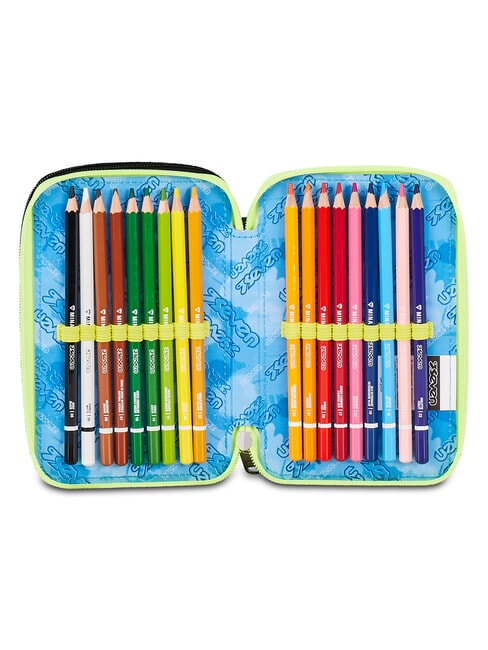 BUZZY NOTE BOY Trousse &agrave; crayons avec kit scolaire Pineneedle - &Eacute;tuis et Accessoires