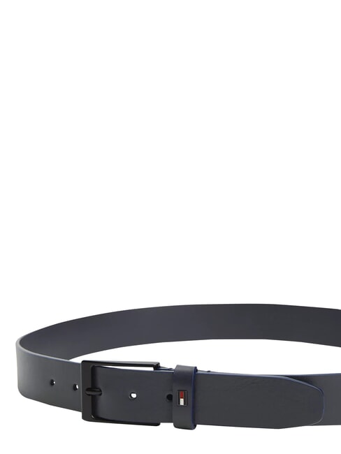 LAYTON Ceinture en cuir bleu de l'espace - Ceintures