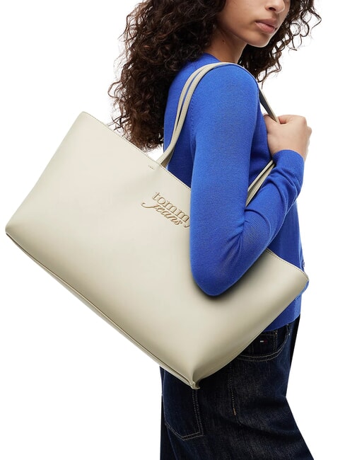 TJW MUST Sac bandouli&egrave;re XL, avec logo en relief brume portuaire - Sacs pour Femme