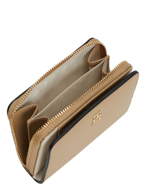 TH ICON portefeuille pliable kaki classique - Portefeuilles Femme