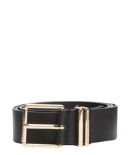 TOMMY HILFIGER TH SQUARE ceinture en cuir le noir - Ceintures - 2