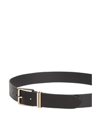 TOMMY HILFIGER TH SQUARE ceinture en cuir le noir - Ceintures - 3