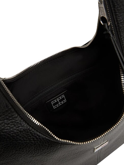 TJW SLOUCHY Sac bandouli&egrave;re, avec plaque le noir - Sacs pour Femme