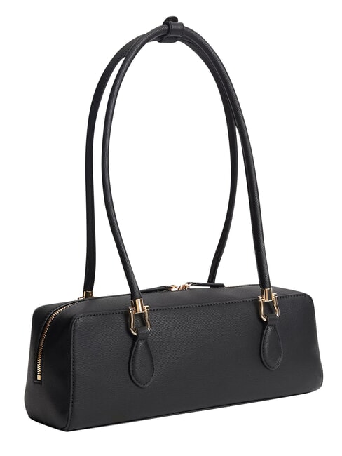 TH GRACE Sac bandouli&egrave;re grain&eacute; le noir - Sacs pour Femme