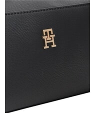 TOMMY HILFIGER TH GRACE Sac bandouli&egrave;re grain&eacute; le noir - Sacs pour Femme - 5