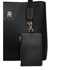 TOMMY HILFIGER TH ICON Sac &agrave; main avec bandouli&egrave;re le noir - Sacs pour Femme - 4