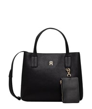 TOMMY HILFIGER TH ICON Sac &agrave; main avec bandouli&egrave;re le noir - Sacs pour Femme - 6