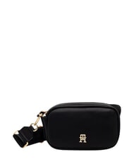 TOMMY HILFIGER TH LOGOTAPE sac bandouli&egrave;re le noir - Sacs pour Femme - 4
