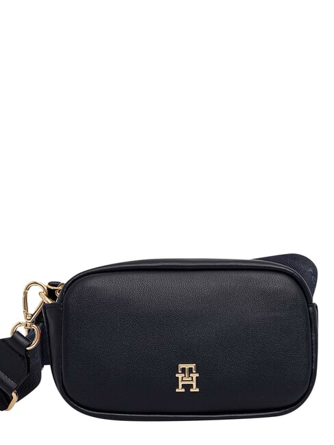 TH LOGOTAPE sac bandouli&egrave;re corps bleu spatial - Sacs pour Femme