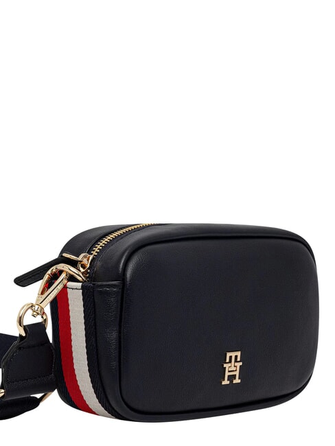 TH LOGOTAPE sac bandouli&egrave;re corps bleu spatial - Sacs pour Femme