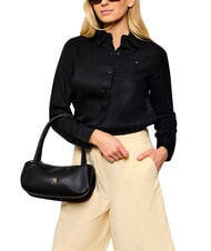 TOMMY HILFIGER TH LOGOTAPE sac bandouli&egrave;re le noir - Sacs pour Femme - 2
