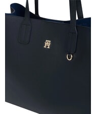 TOMMY HILFIGER TH ICON Sac &agrave; main bleu de l'espace - Sacs pour Femme - 5
