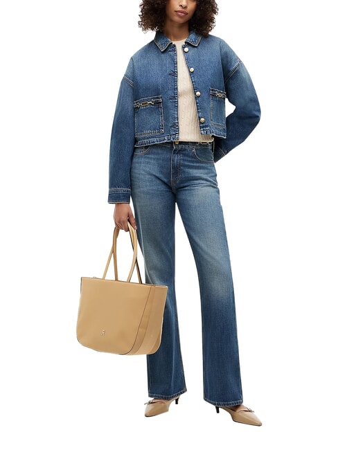 TH LOGOTAPE sac bandouli&egrave;re kaki classique - Sacs pour Femme