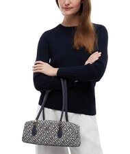 TOMMY HILFIGER TH GRACE Sac bandouli&egrave;re, sac de voyage bleu mono - Sacs pour Femme - 2