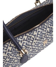 TOMMY HILFIGER TH GRACE Sac bandouli&egrave;re, sac de voyage bleu mono - Sacs pour Femme - 4