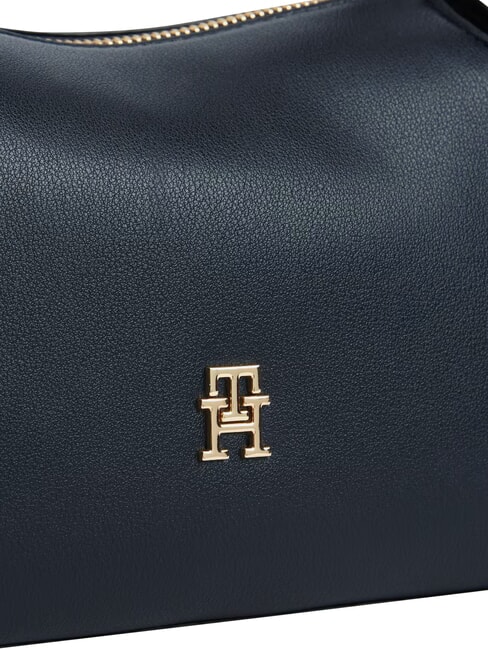 TH LOGOTAPE sac bandouli&egrave;re corps bleu spatial - Sacs pour Femme