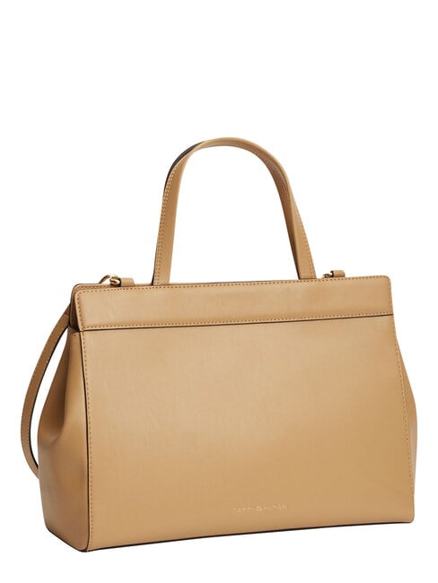 TH MODERN Sac &agrave; main avec bandouli&egrave;re kaki classique - Sacs pour Femme