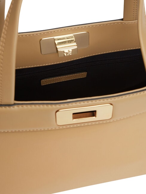 TH MODERN Sac &agrave; main avec bandouli&egrave;re kaki classique - Sacs pour Femme