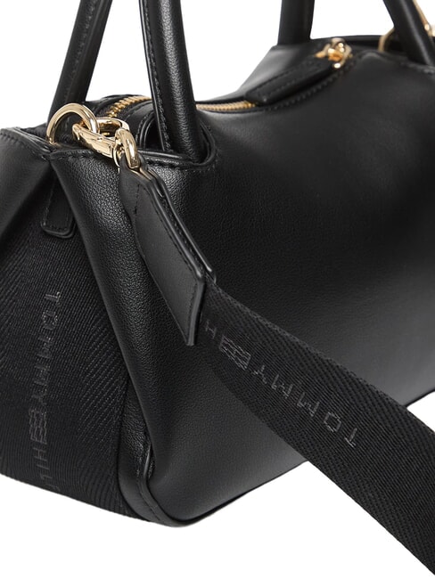 TH LOGOTAPE Sac &agrave; main avec bandouli&egrave;re le noir - Sacs pour Femme