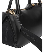 TOMMY HILFIGER TH LOGOTAPE Sac &agrave; main avec bandouli&egrave;re le noir - Sacs pour Femme - 5