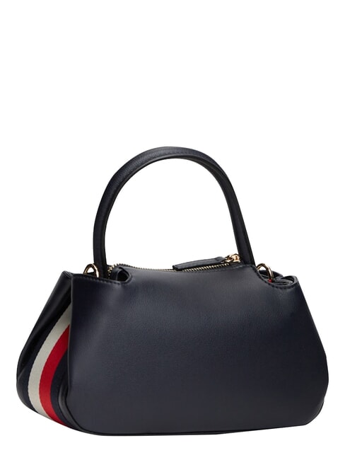 TH LOGOTAPE Sac &agrave; main avec bandouli&egrave;re corps bleu spatial - Sacs pour Femme