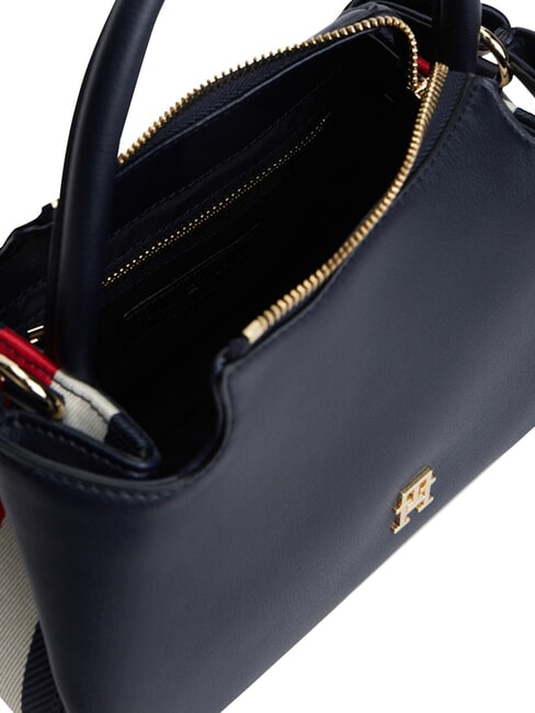 TH LOGOTAPE Sac &agrave; main avec bandouli&egrave;re corps bleu spatial - Sacs pour Femme