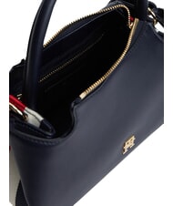 TOMMY HILFIGER TH LOGOTAPE Sac &agrave; main avec bandouli&egrave;re corps bleu spatial - Sacs pour Femme - 4
