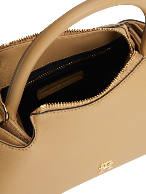 TH LOGOTAPE Sac &agrave; main avec bandouli&egrave;re kaki classique - Sacs pour Femme