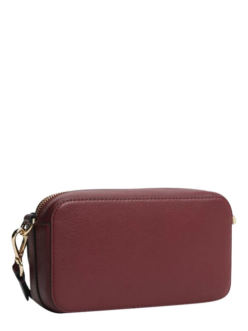 TH ICON Mini sac bandouli&egrave;re velours bordeaux - Sacs pour Femme