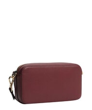 TOMMY HILFIGER TH ICON Mini sac bandouli&egrave;re velours bordeaux - Sacs pour Femme - 3