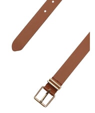 TOMMY HILFIGER TH SQUARE ceinture en cuir Cognac - Ceintures - 3