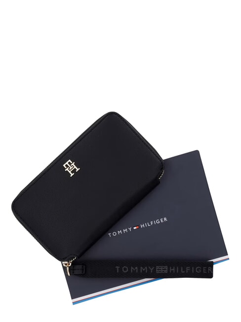 TH LOGOTAPE portefeuille zipp&eacute; le noir - Portefeuilles Femme