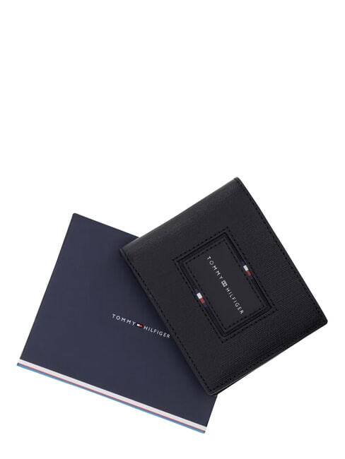 TH FOUNDATION porte-cartes de cr&eacute;dit en cuir le noir - Portefeuilles Homme