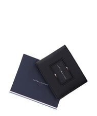 TOMMY HILFIGER TH FOUNDATION porte-cartes de cr&eacute;dit en cuir le noir - Portefeuilles Homme - 3
