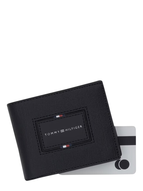 TH FOUNDATION porte-cartes de cr&eacute;dit en cuir le noir - Portefeuilles Homme